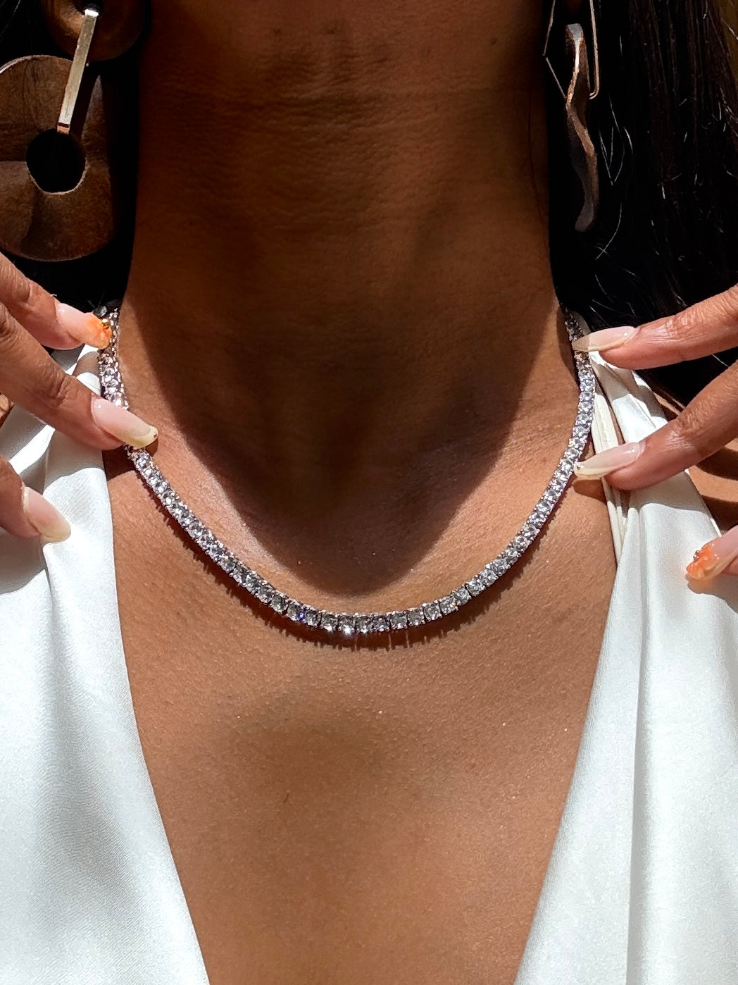 Icy Tennis Necklace