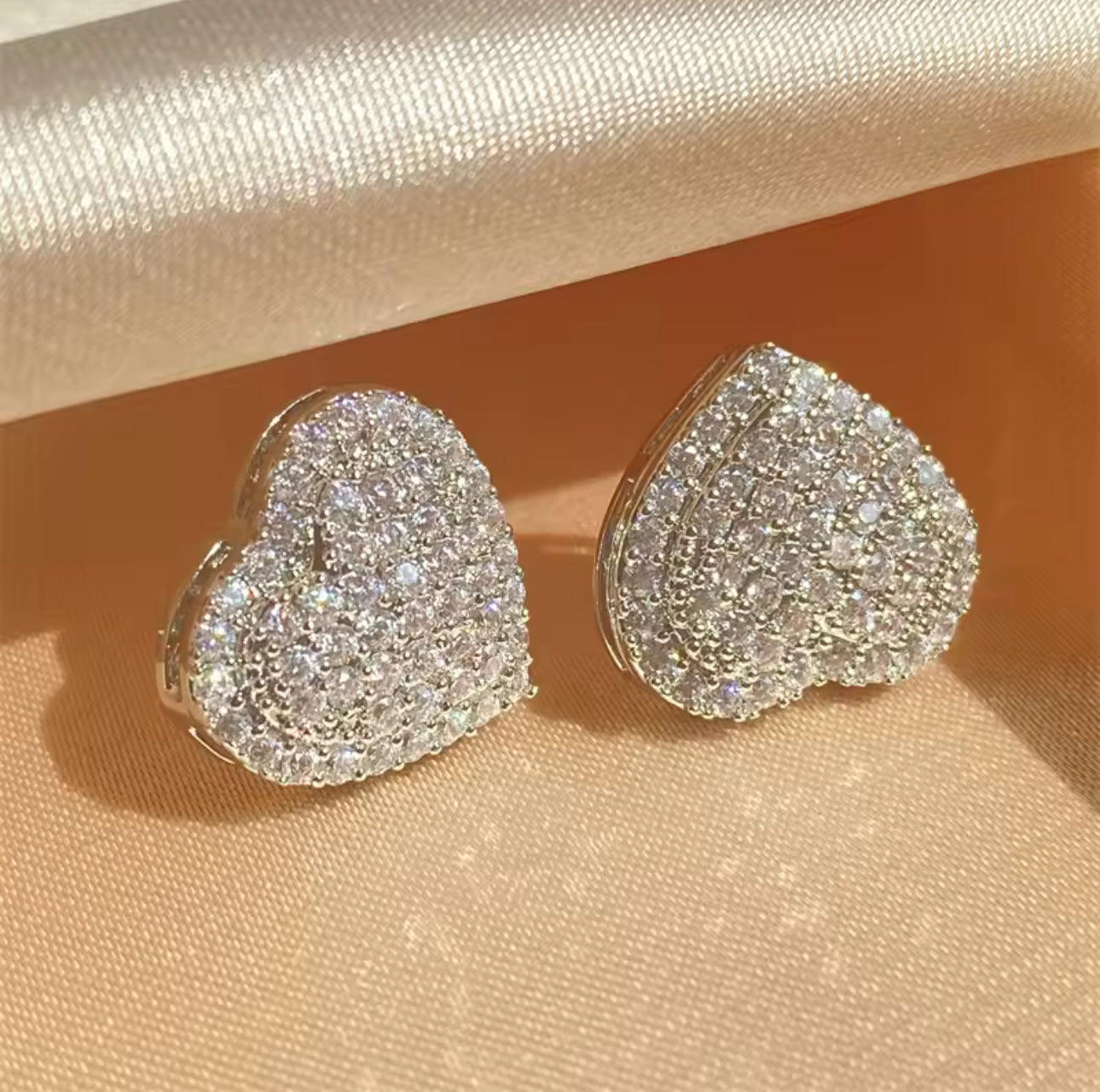 Icy Heart Studs