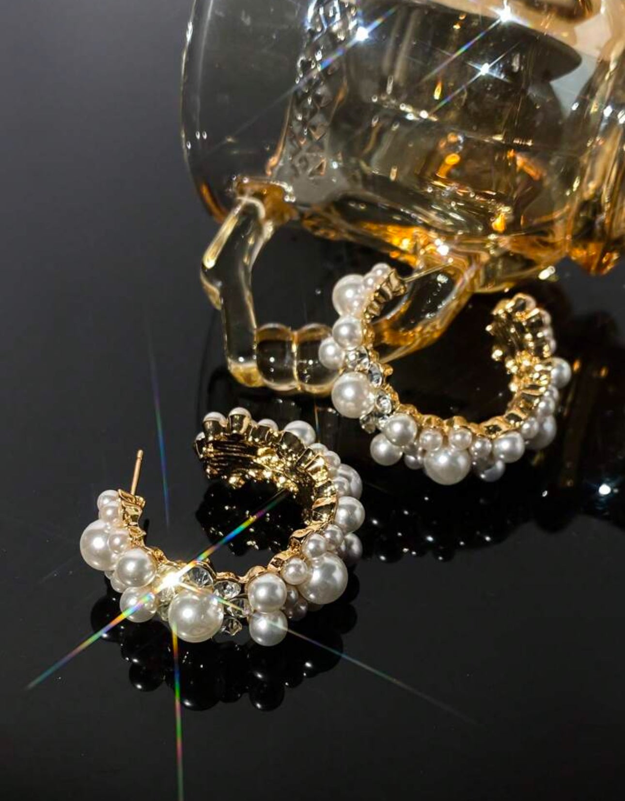 Luxe Bloom Hoops