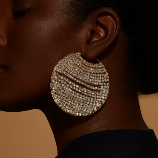 Chandelier Statement Hoops