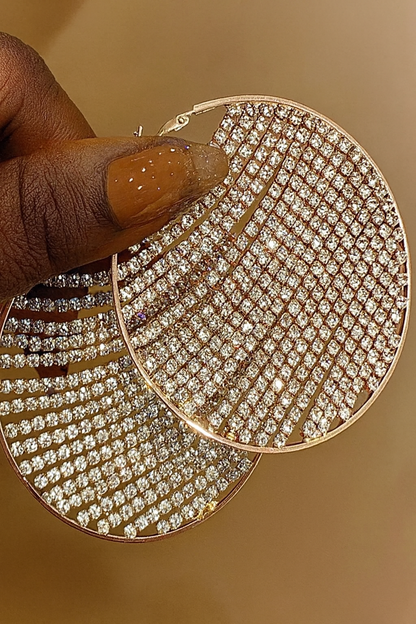Chandelier Statement Hoops