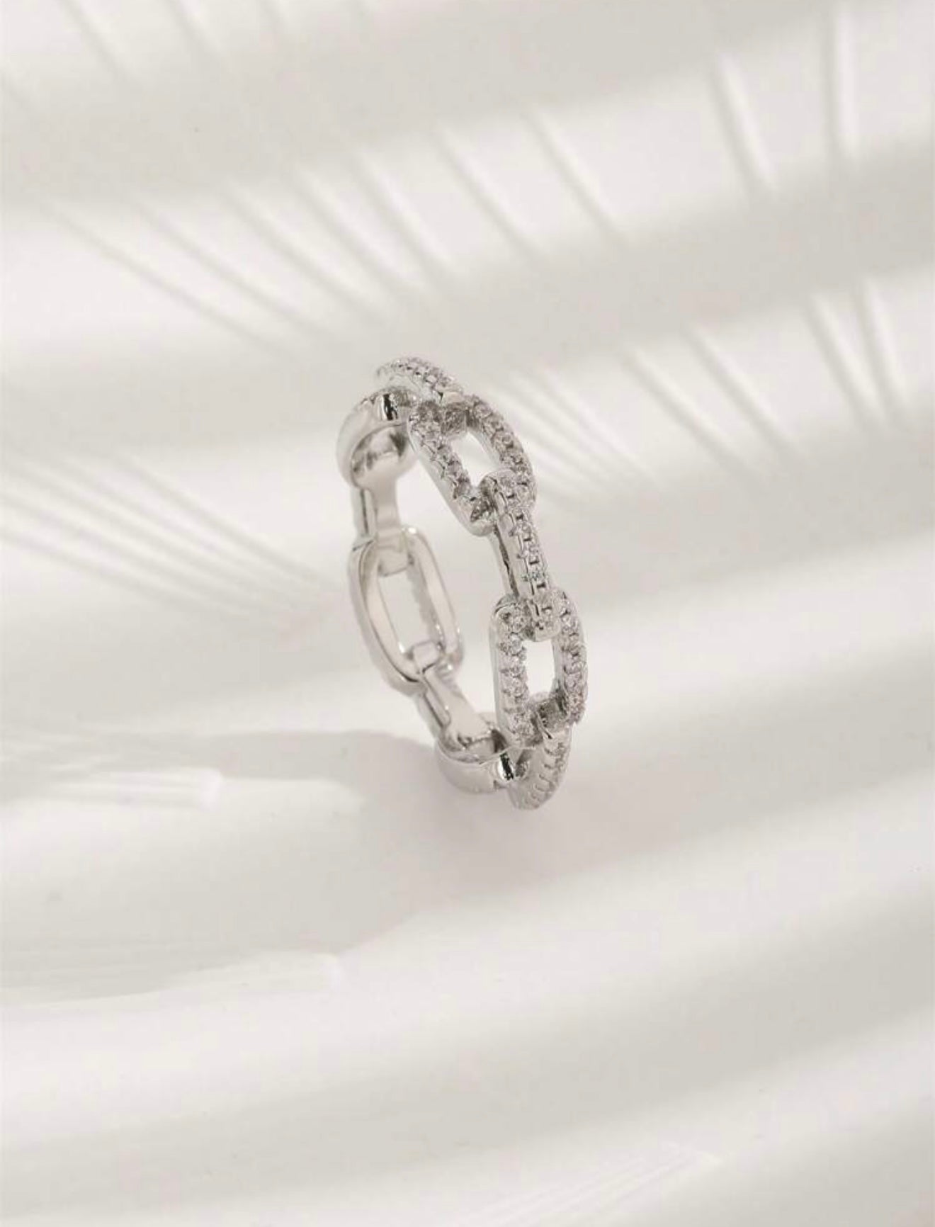 Link & Luxe Ring Set