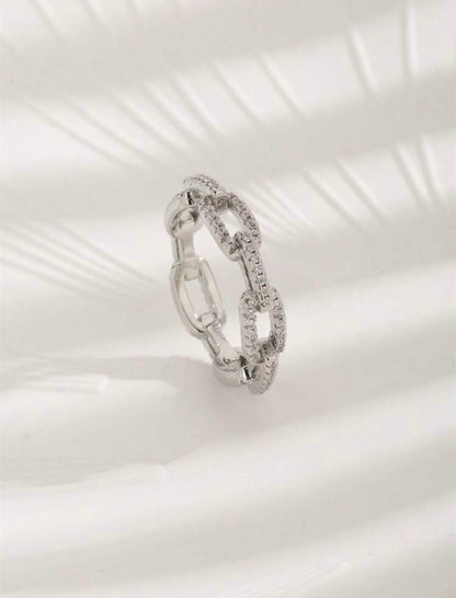 Link & Luxe Ring Set
