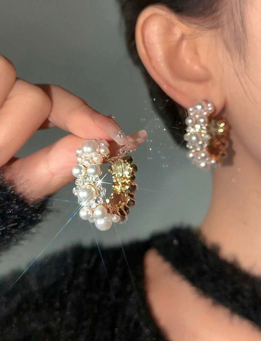 Luxe Bloom Hoops