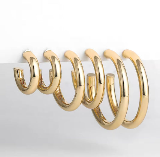 Everyday Luxe Hoops